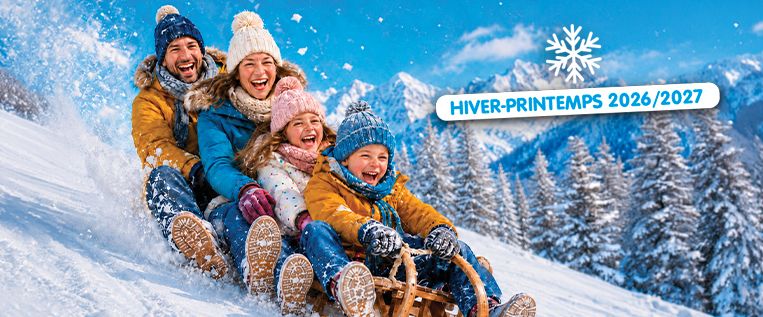 Découvrez nos offres vacances Hiver-printemps 2026/2027